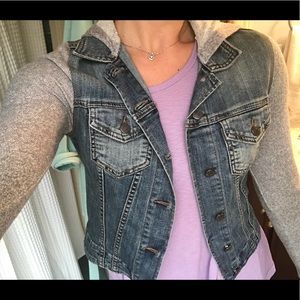 Denim/sweatshirt jacket from urban outfitters